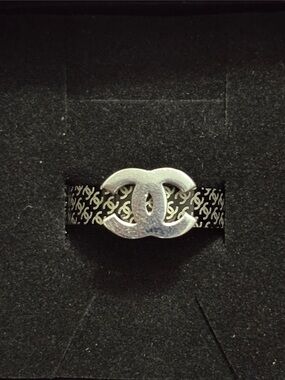 CC Black & Silver Ring